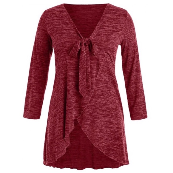 Cranberry Long Sleeve Tunic - 5 Star Rated - Picture 5 of 8